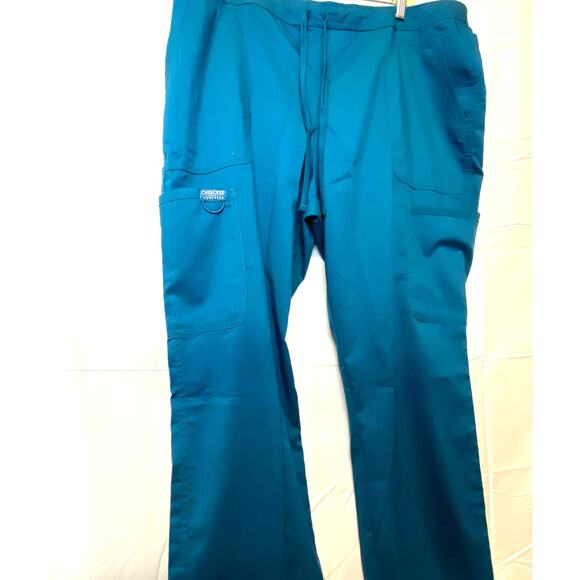 Cherokee Woman's Drawstring Authentic Workwear Scrub Pants Size XL - Picture 2 of 4